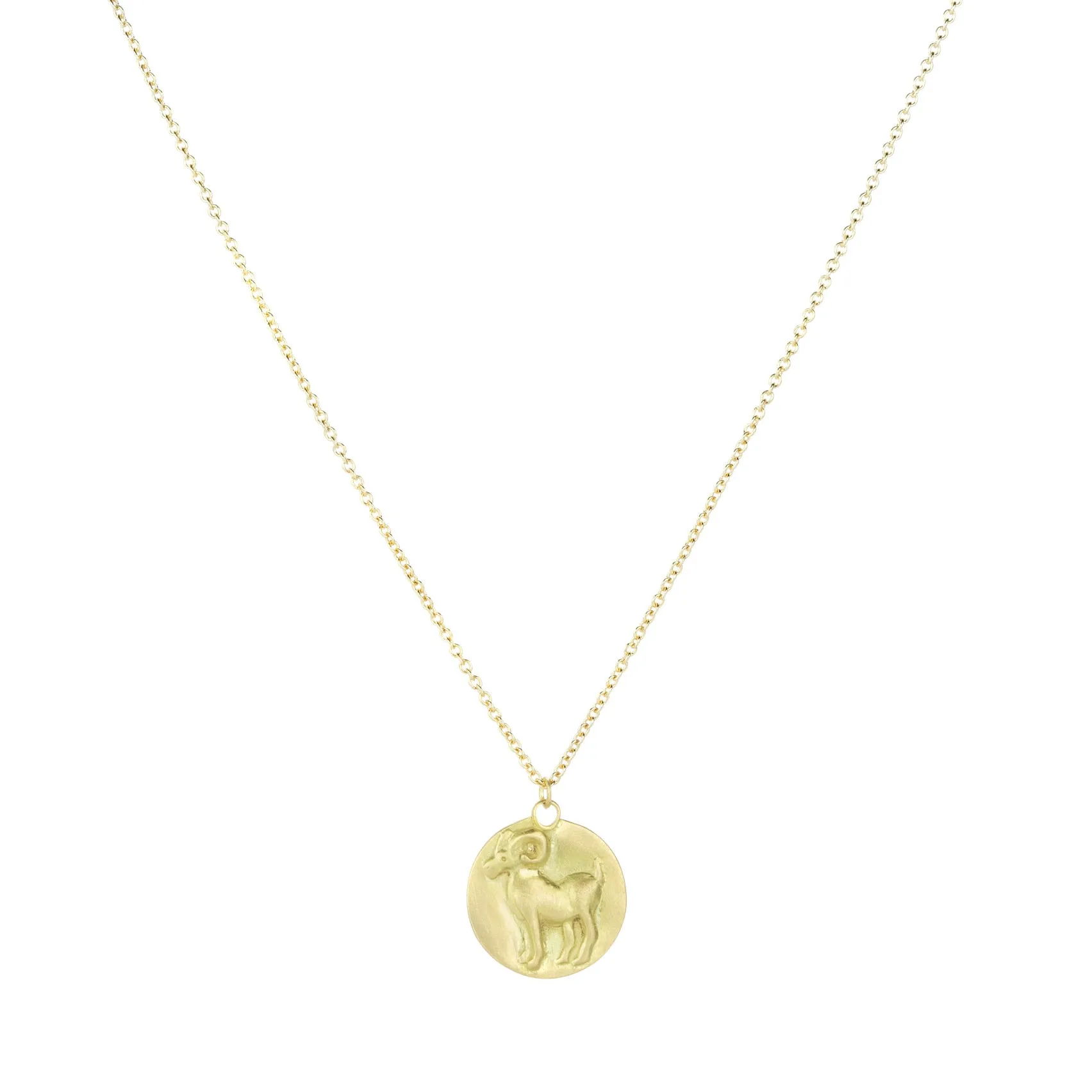 18k Aries Pendant