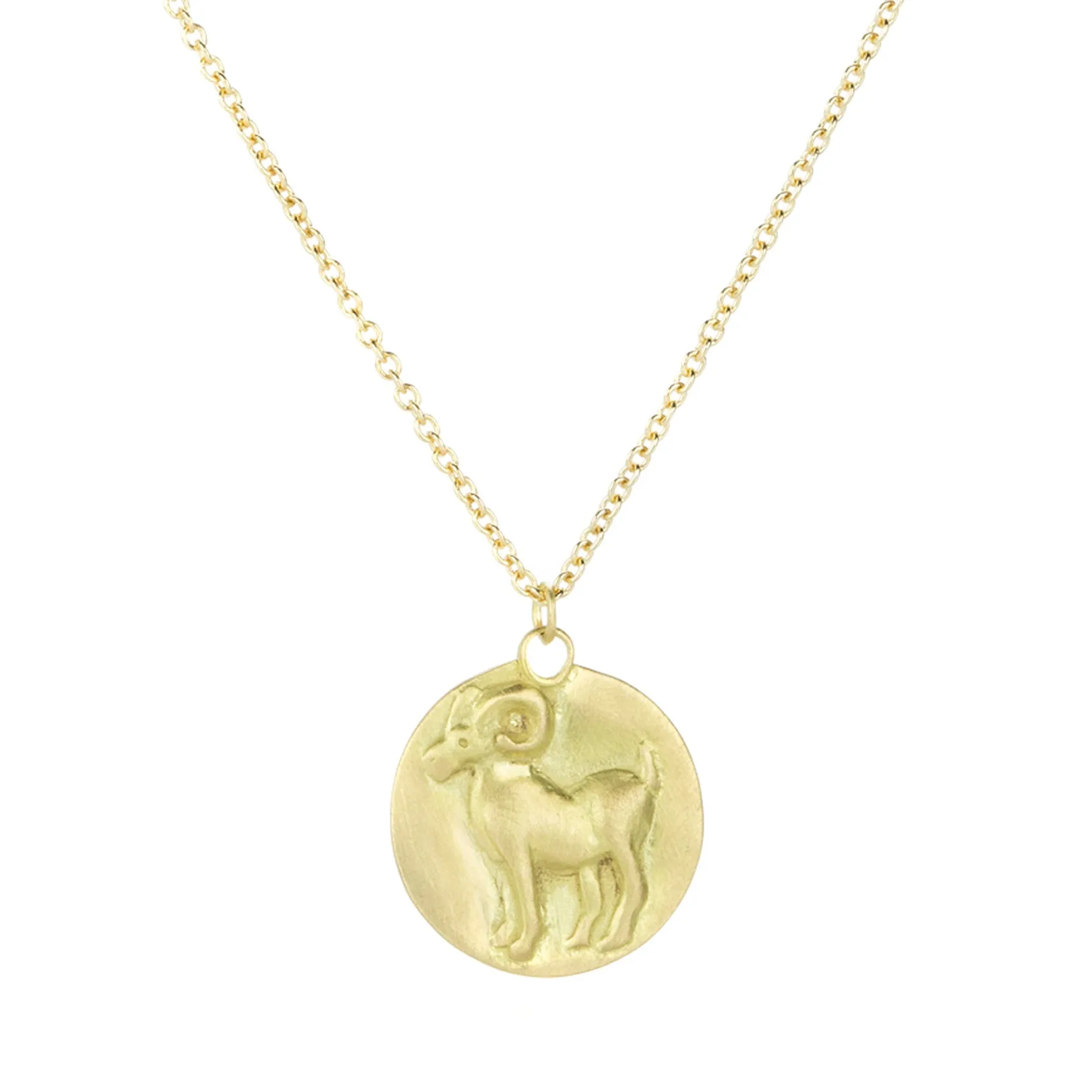 18k Aries Pendant