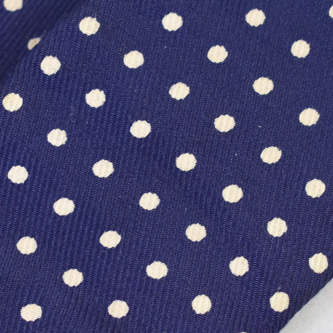 1950s Blue Polka Dot Bow Tie