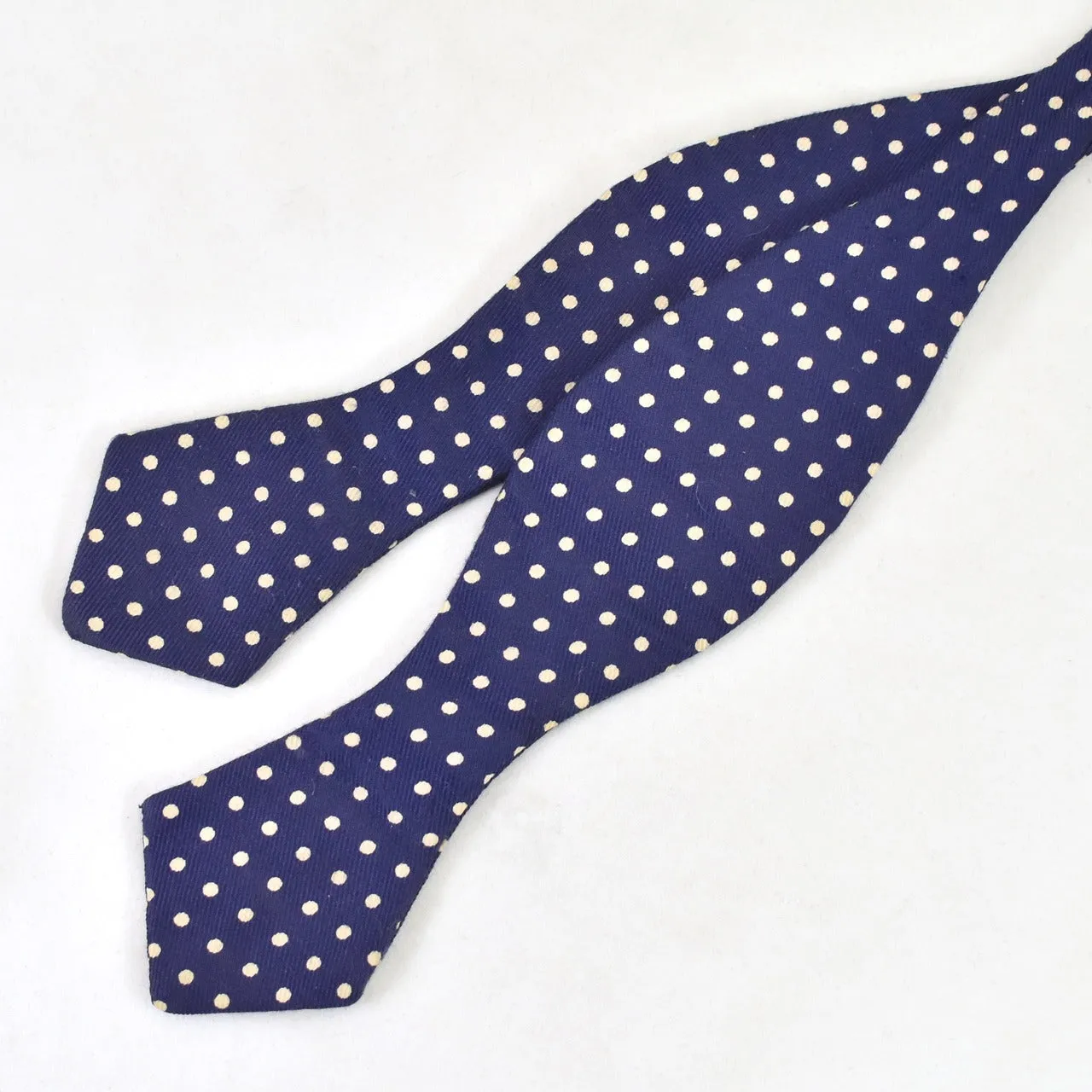 1950s Blue Polka Dot Bow Tie