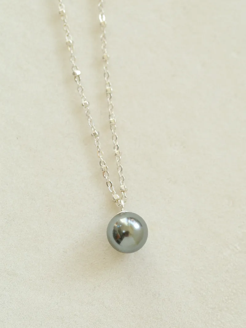 8mm Swarovski Pearl Pendant Necklace