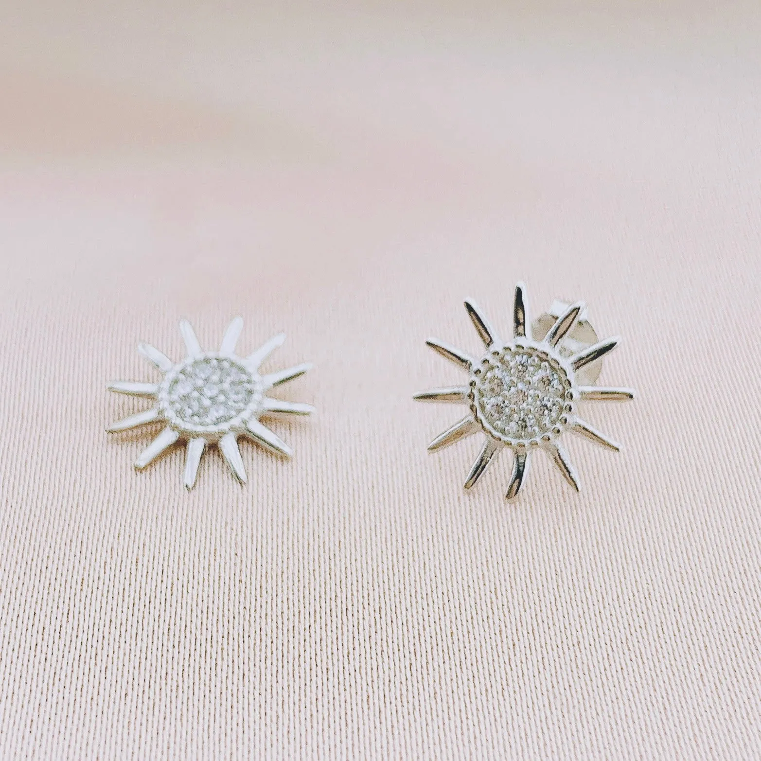 925 Silver Sunshine Stud Earring