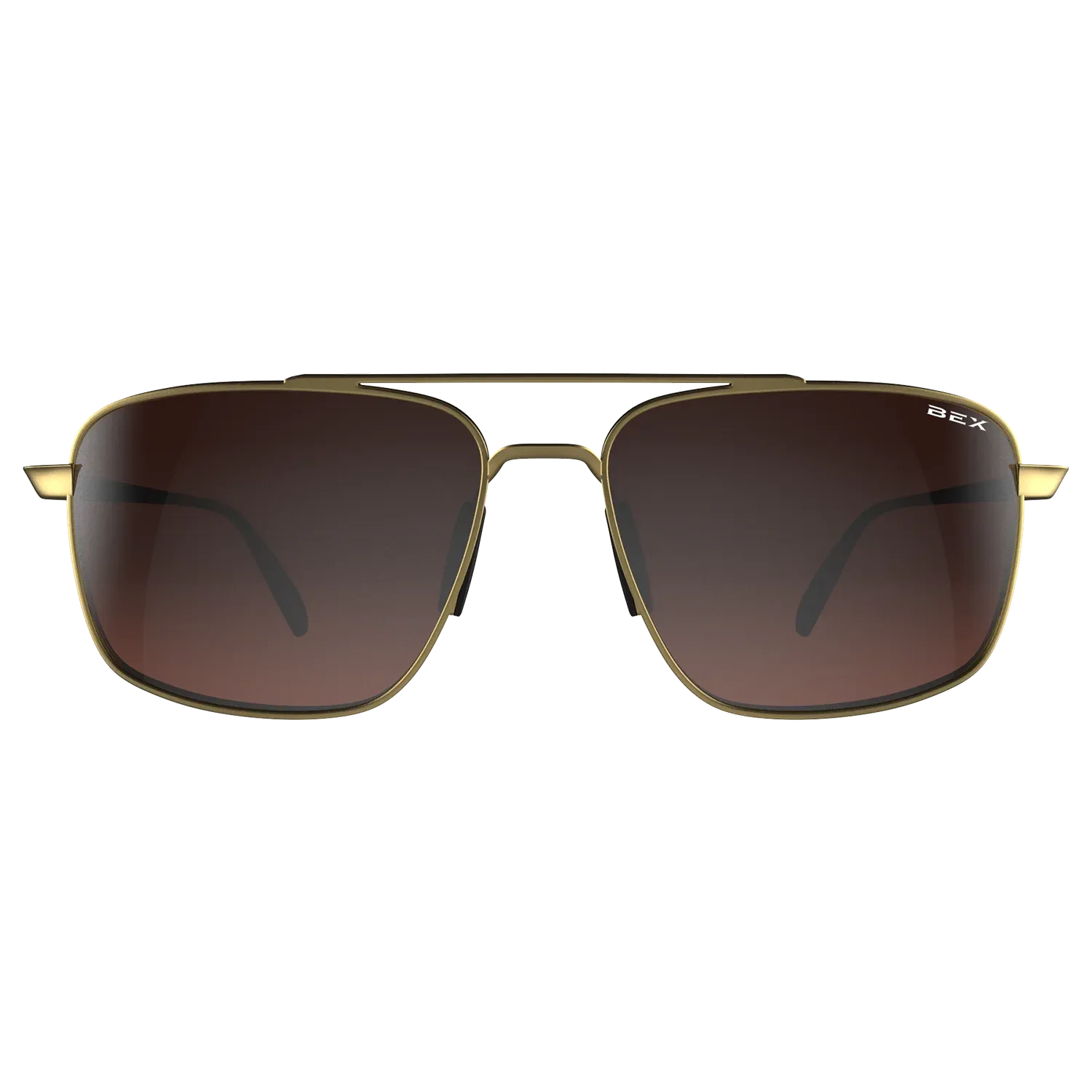 ACCEL GOLD/BROWN/SILVER SUNGLASSES