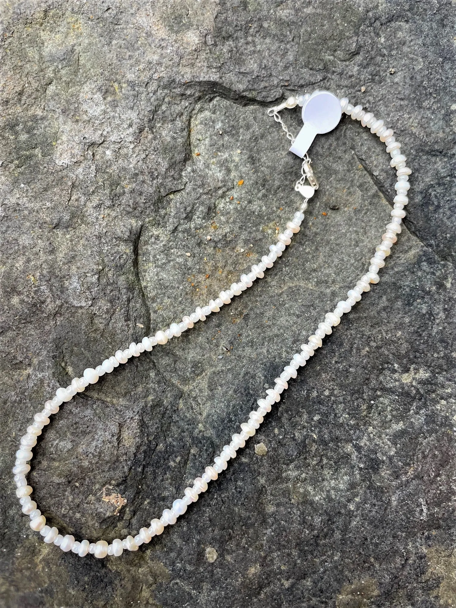 Alice Rose Jewellery - Small Pearl & Seed Bead Necklace