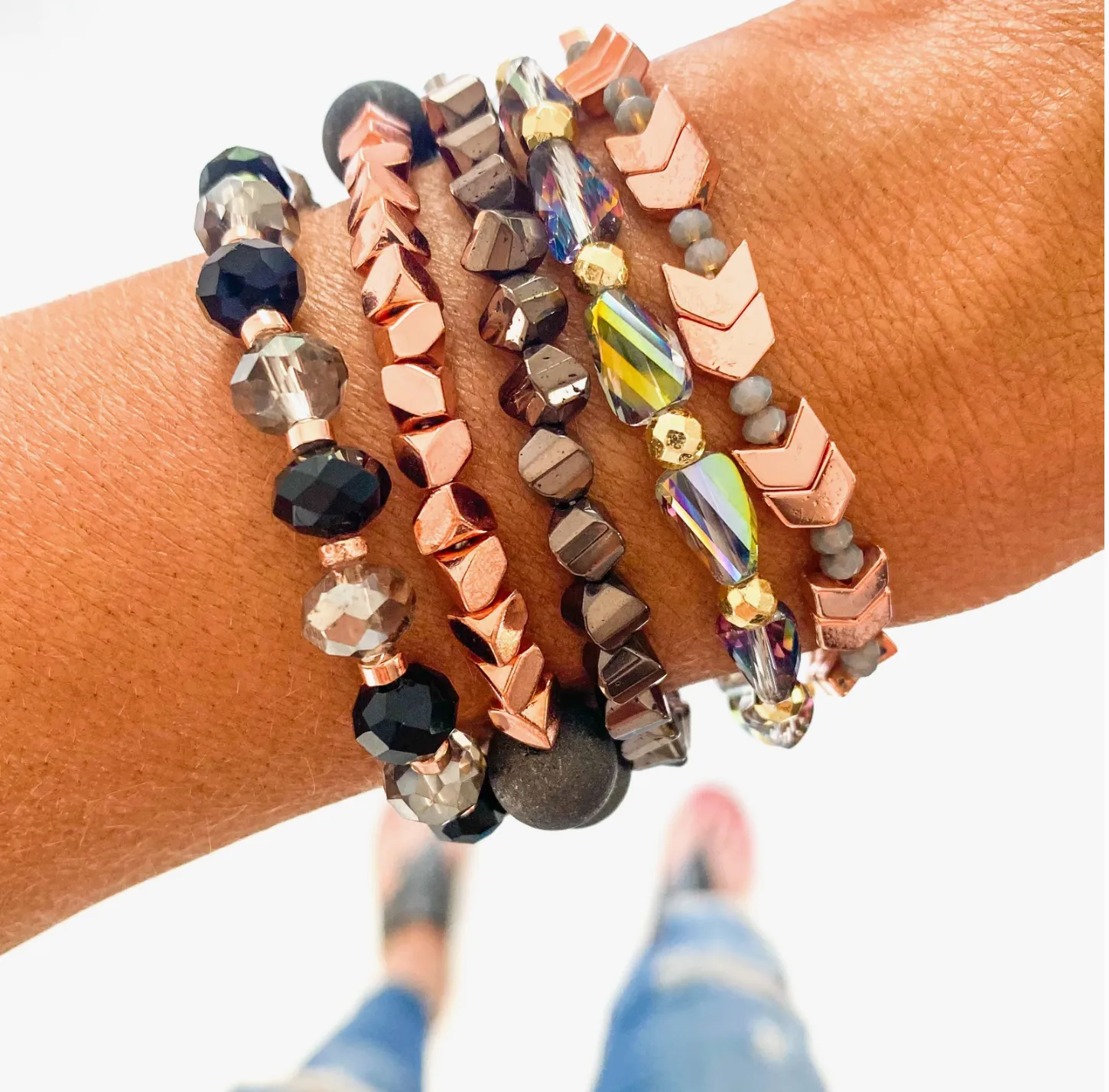 Always Essential Beaded Bracelet Stack