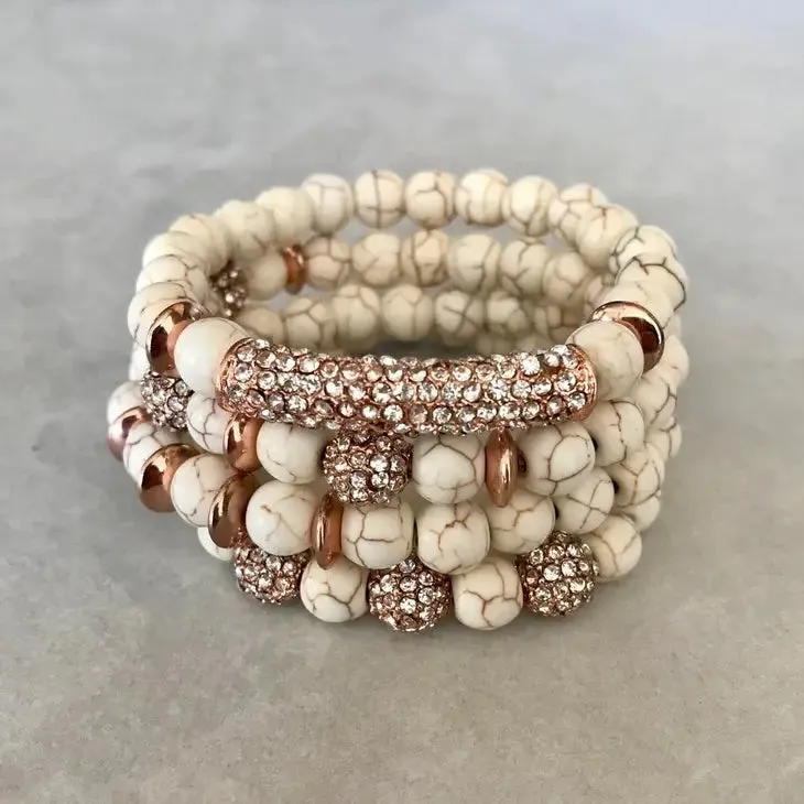 Always Essential Beaded Bracelet Stack