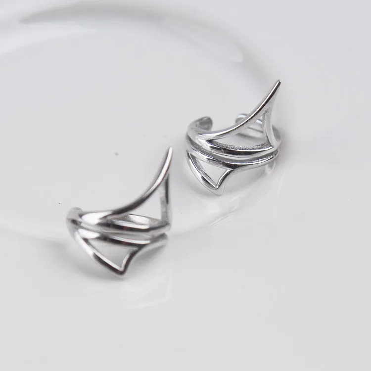 Angel Wing Ear Clip Earrings KF30359