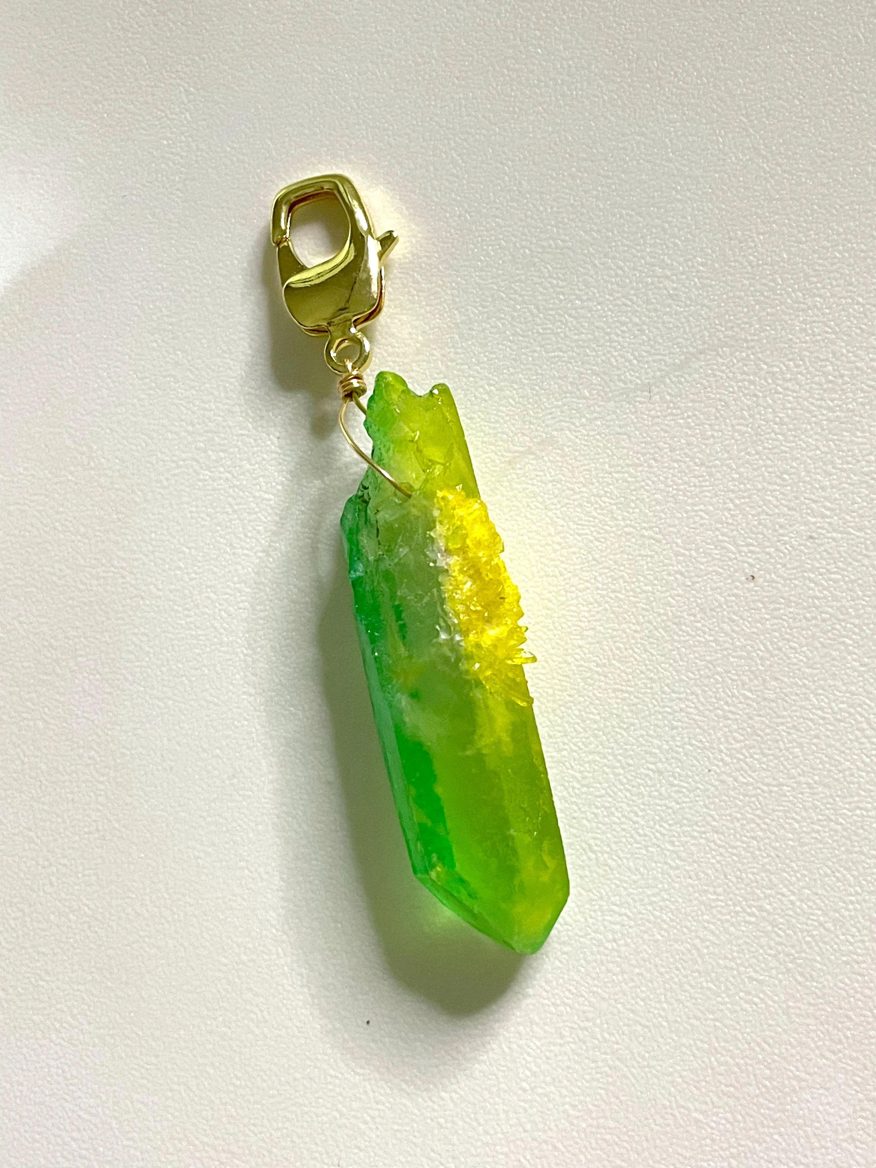 Apple green quartz add on