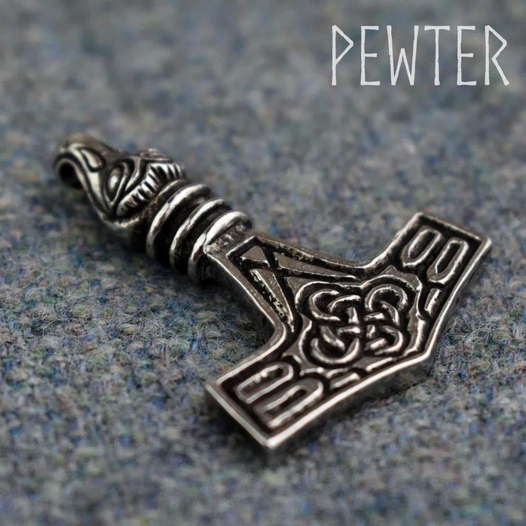 Asgard Bird Headed Thor's Hammer Pendant