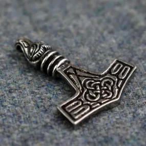 Asgard Bird Headed Thor's Hammer Pendant