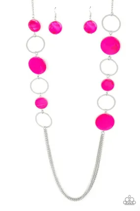 Beach Hub Pink Necklace - Paparazzi Accessories