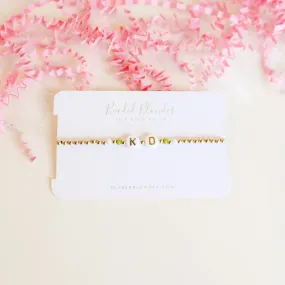 Beaded Blondes | Kappa Delta Color Sorority Bracelet