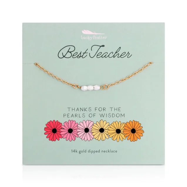 Best Teacher Gift Necklace