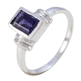 Bewitching Gemstones Iolite 925 Sterling Silver Ring Magnolia Jewelry