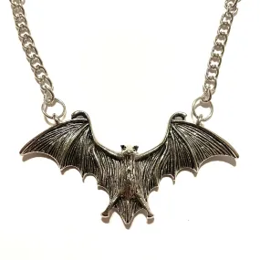 Big Flying Bat Necklace