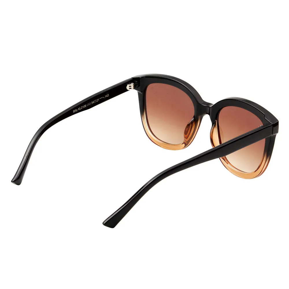 Billy Sunglasses - Black/Brown Transparent