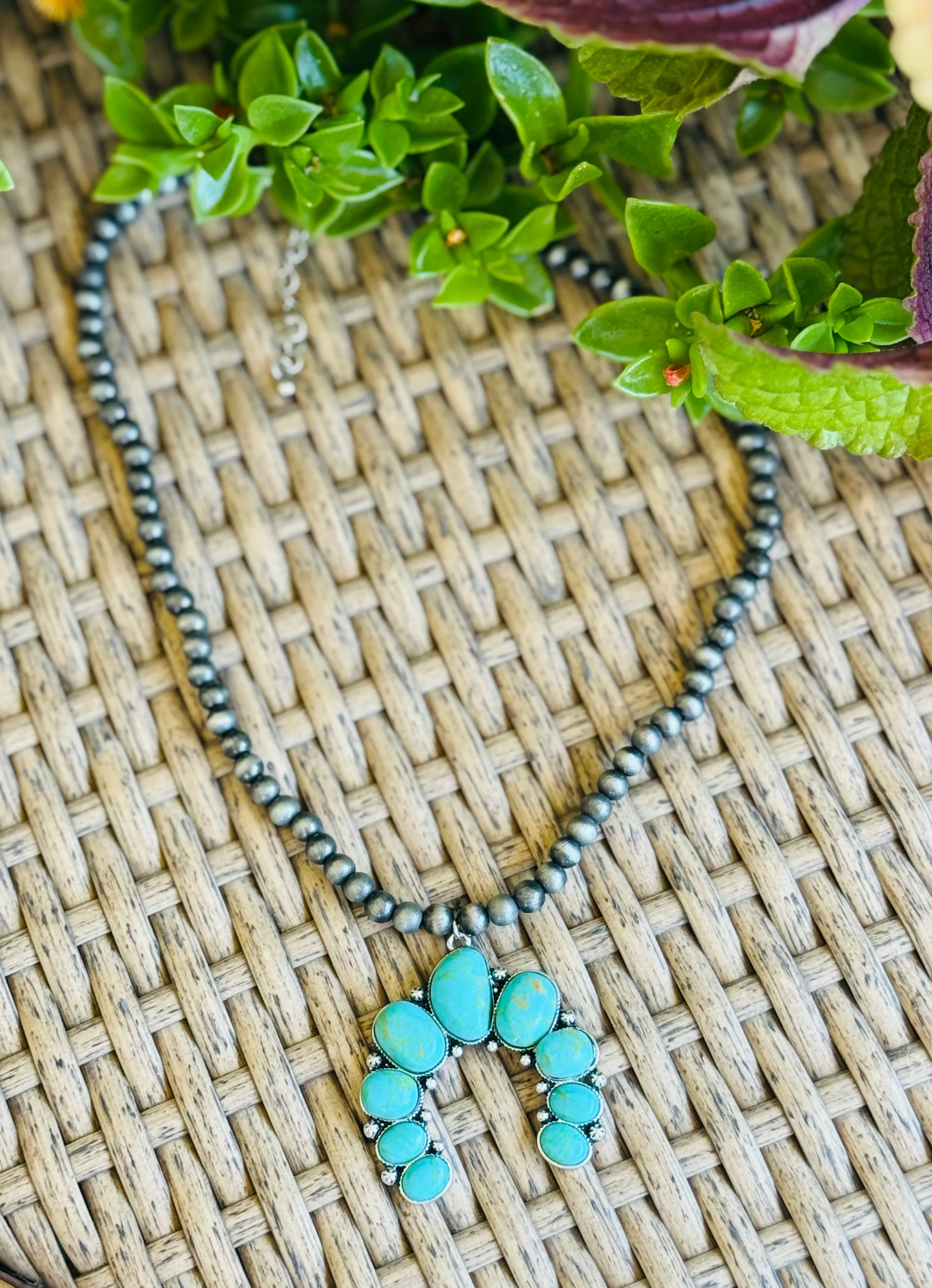 BLOSSOM NAVAJO NECKLACE