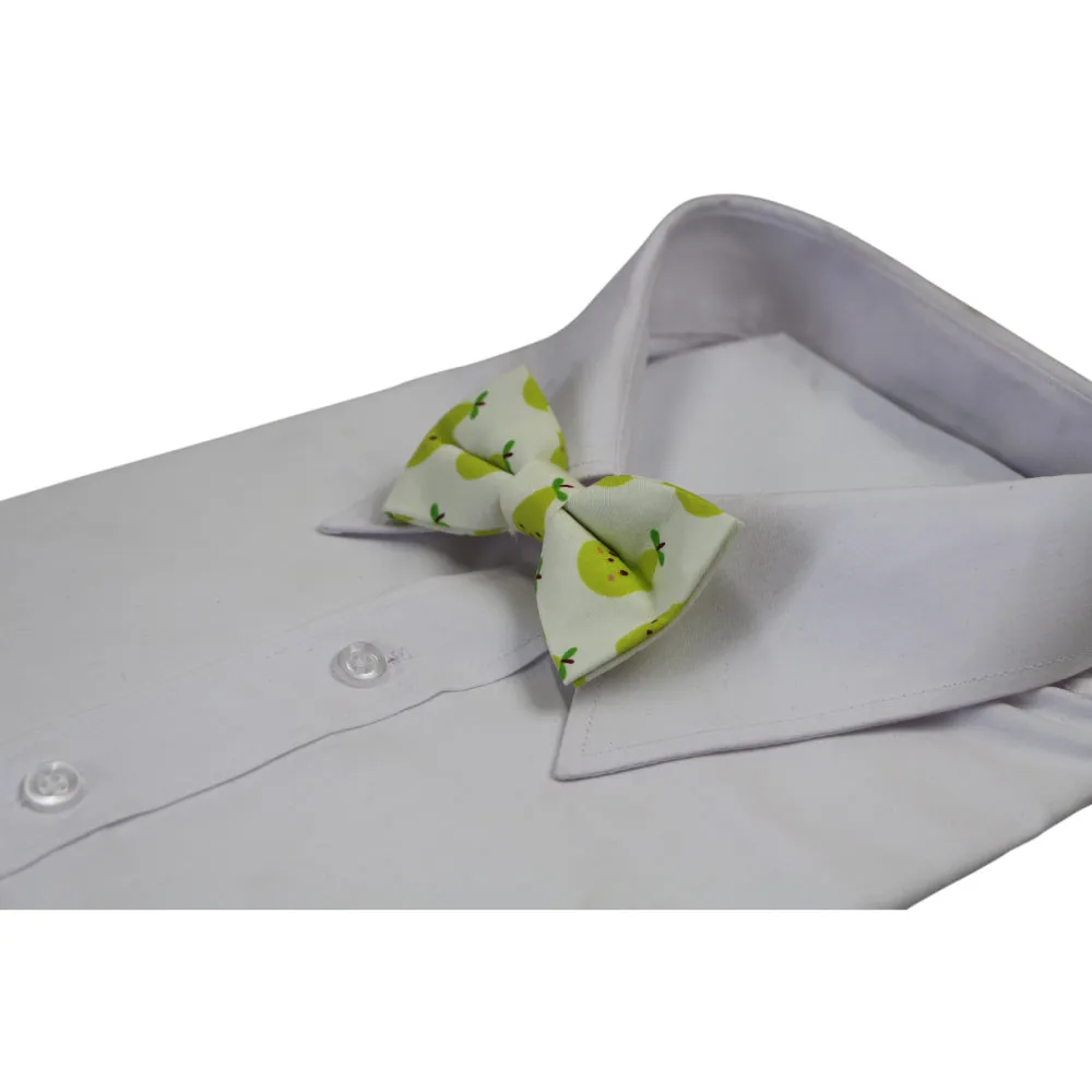 Boys Pear Fruit Patterned Bow Tie