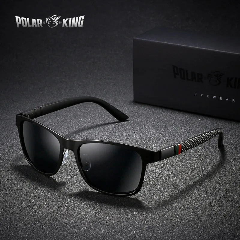 Brand Metal Designer Polarized Sunglasses For Driving Men