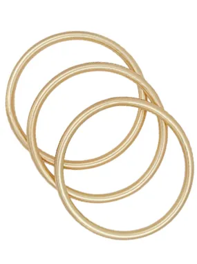 Brass 3 Row Bangle Bracelet