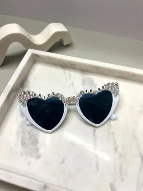 Bride To Be Heart Sunglasses