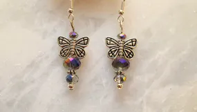 Butterfly Crystal Earrings