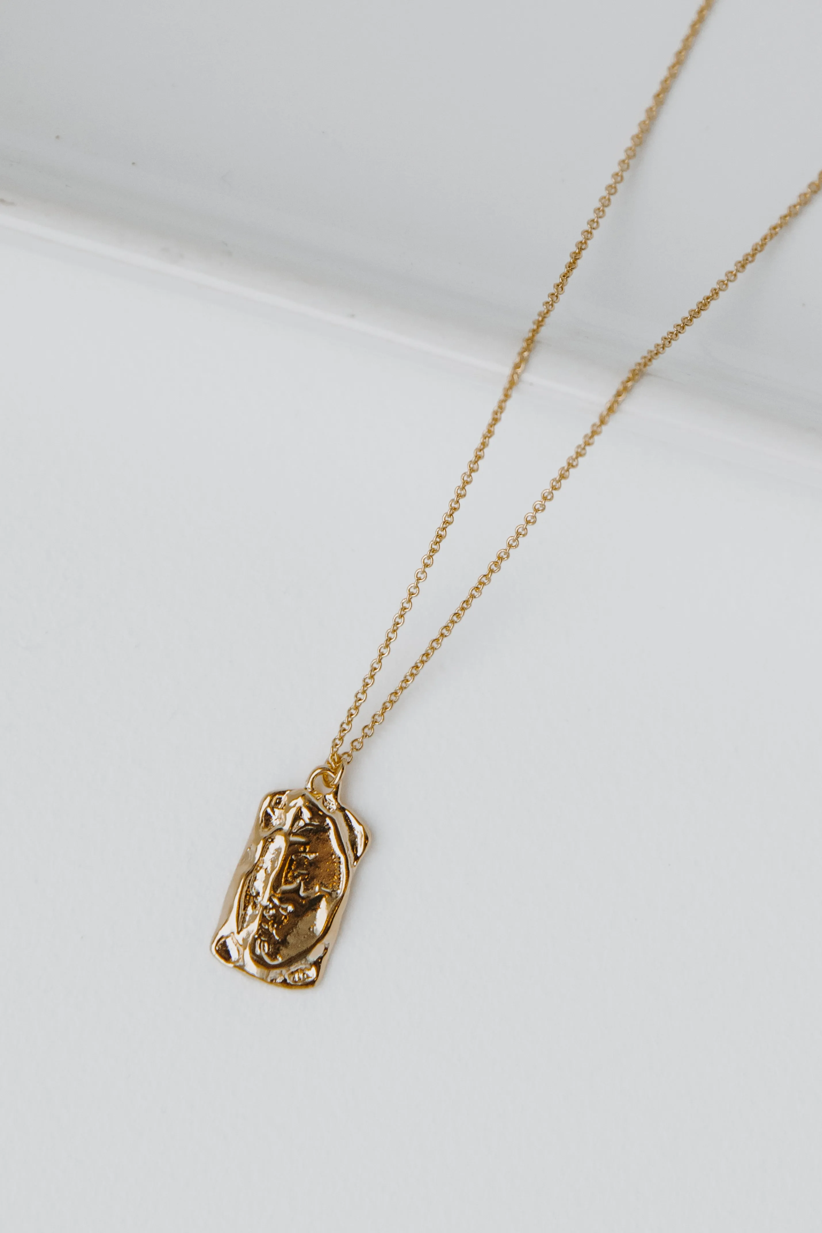 Camille Gold Pendant Necklace