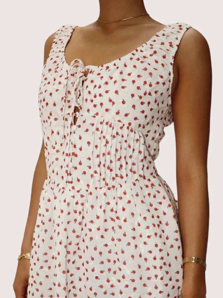 Cherry Print Mini Dress