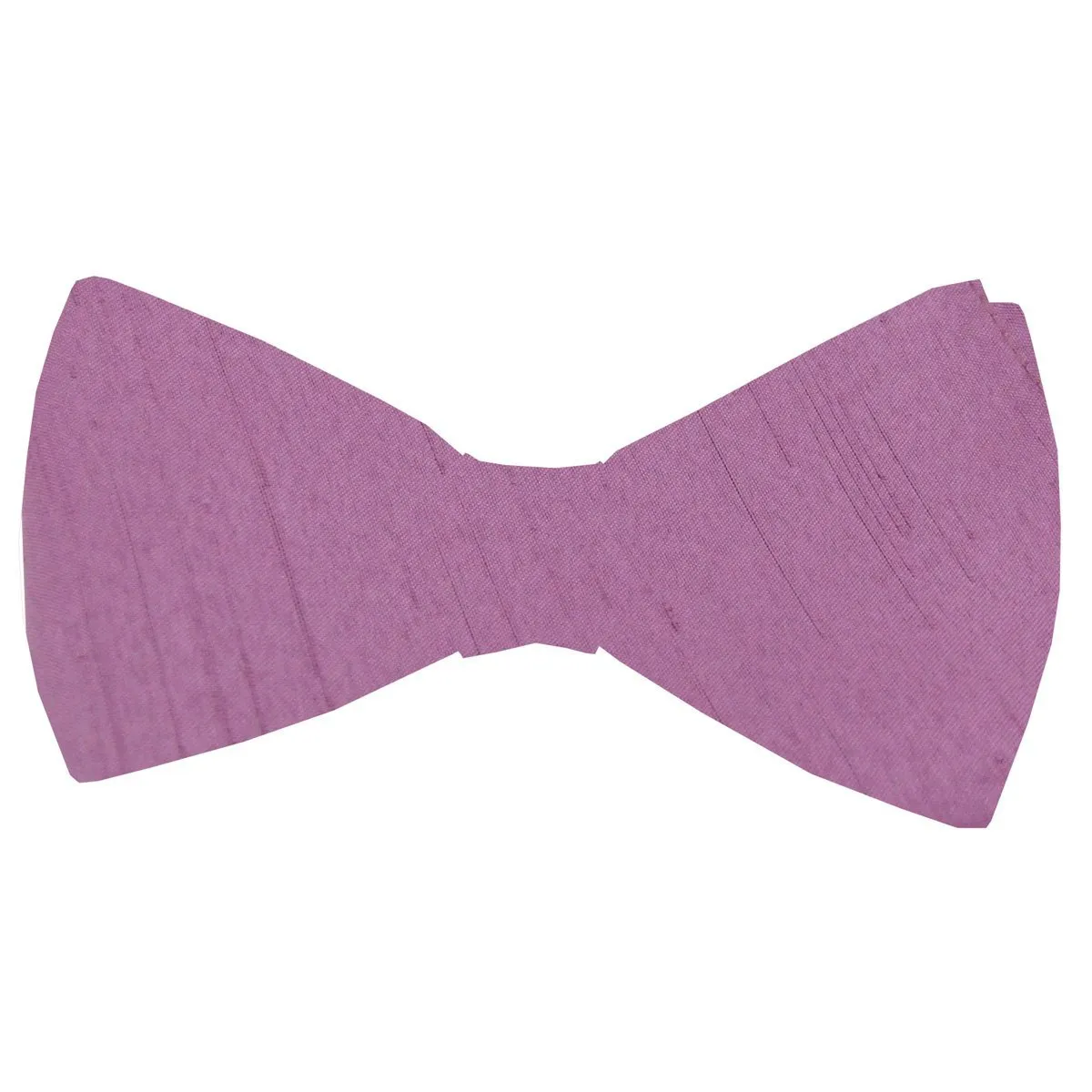 Chinese Violet Shantung Bow Ties