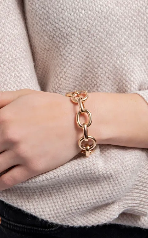 Chunky Gold O-Link Bracelet | Annabel BEST SELLER