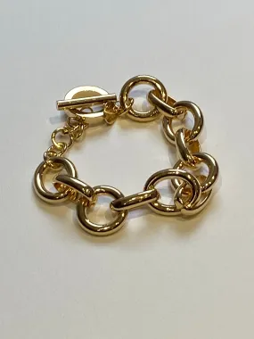 Chunky Gold O-Link Bracelet | Annabel BEST SELLER