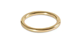 Classic Gold Band Ring- Size 8