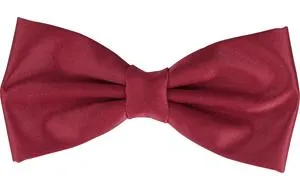 CLEARANCE - Wine Red Bow Tie