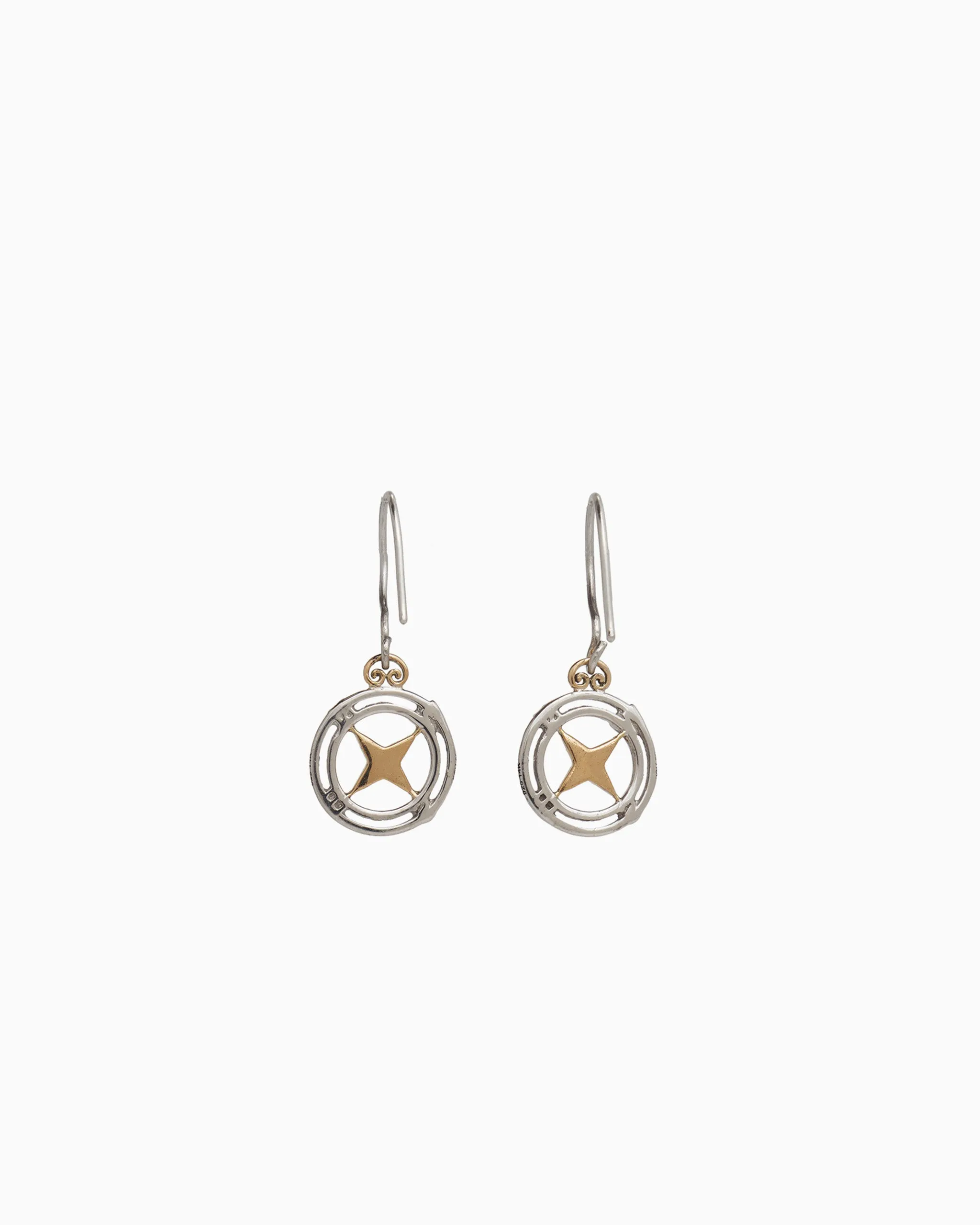 Compass Drop Earrings