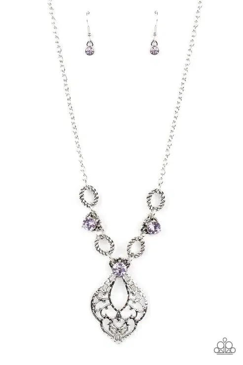 Contemporary Connections Purple Necklace - Paparazzi Accessories