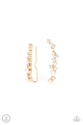 Couture Crawl - Gold Post Earring