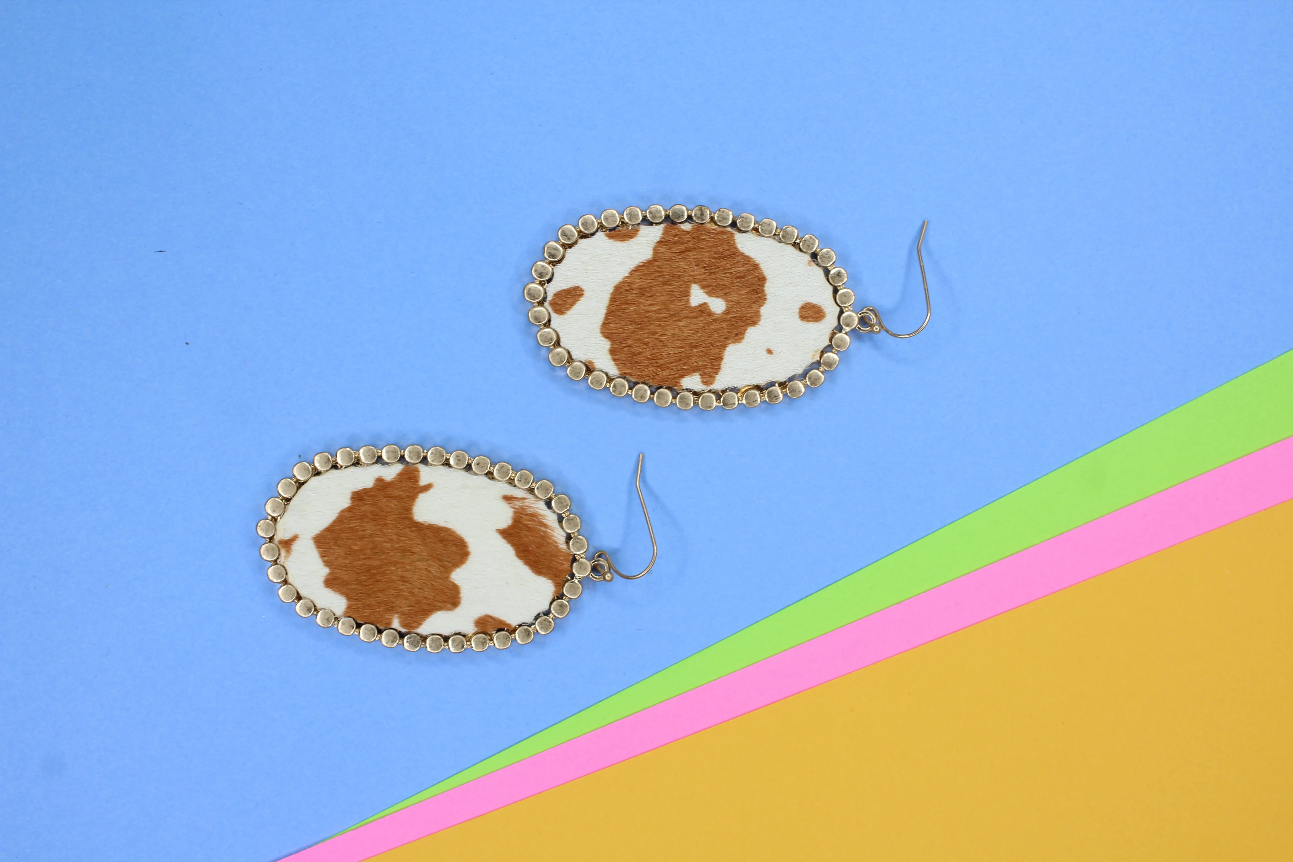 Cowhide Earrings