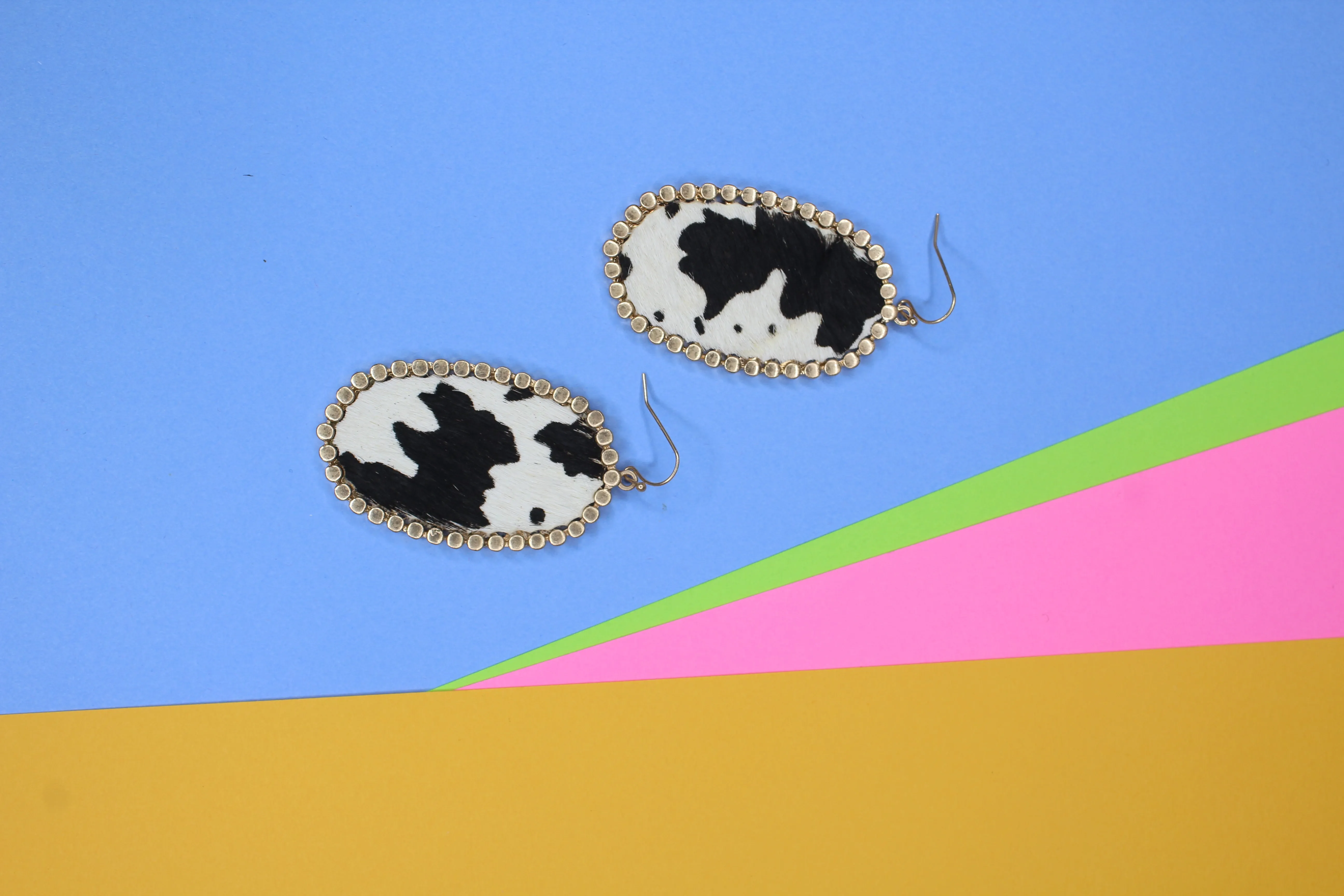 Cowhide Earrings