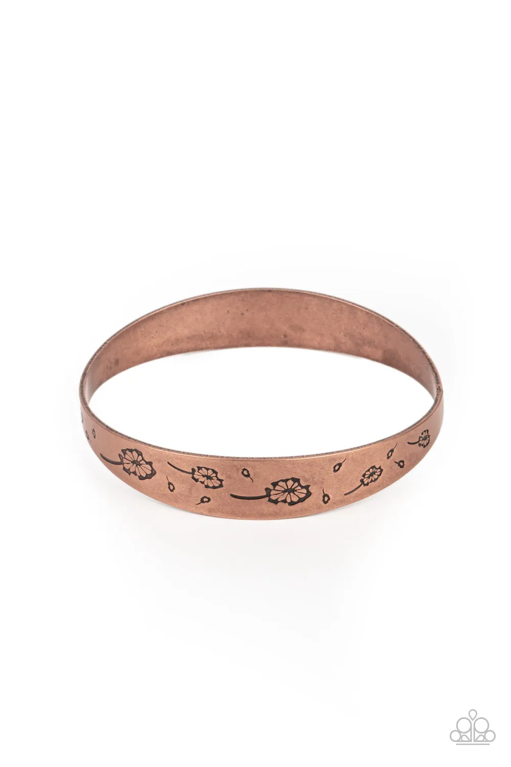 Dandelion Dreamland - Copper Bracelet