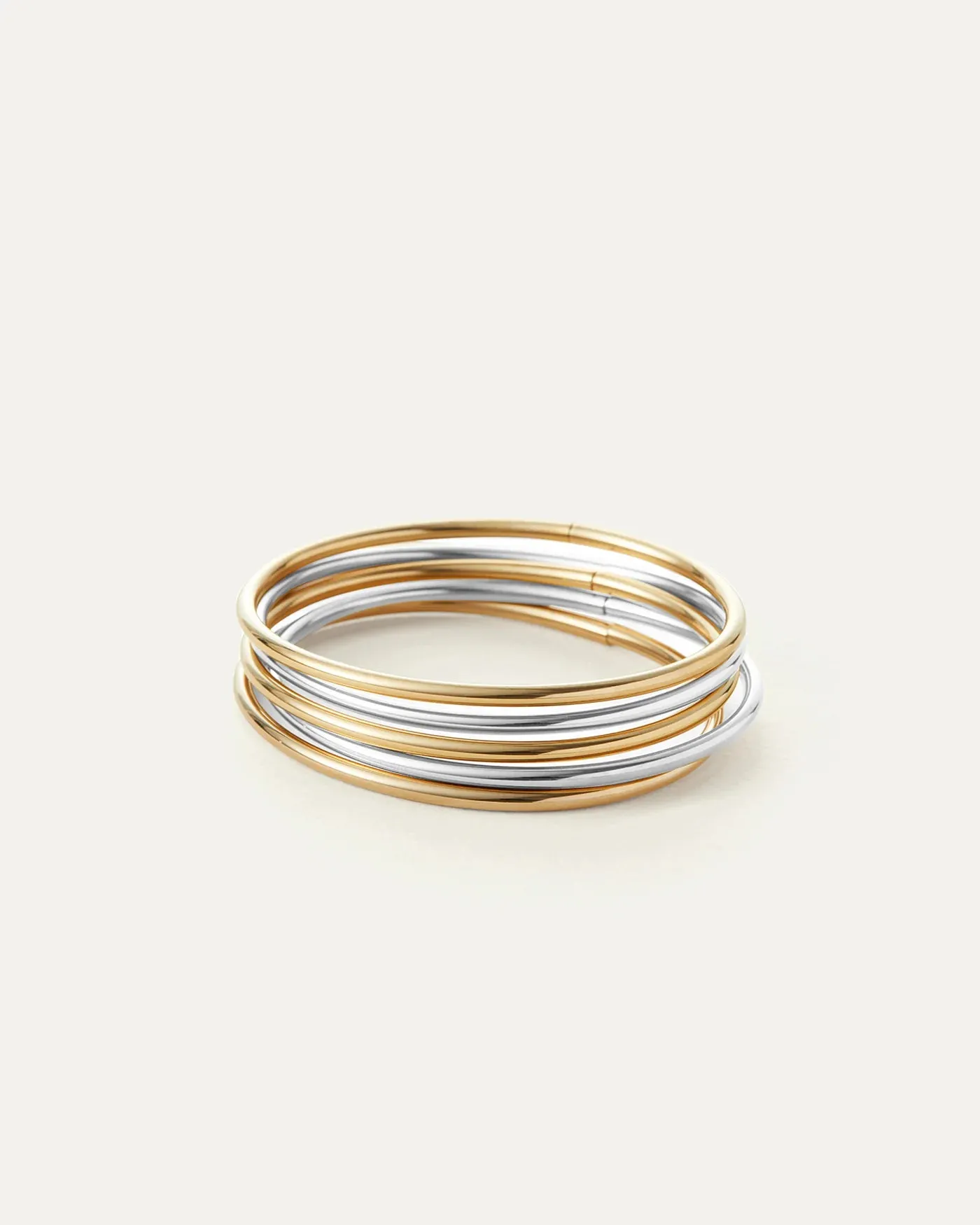 DANE BANGLE SET (TWO-TONE 5 PACK) - JENNY BIRD