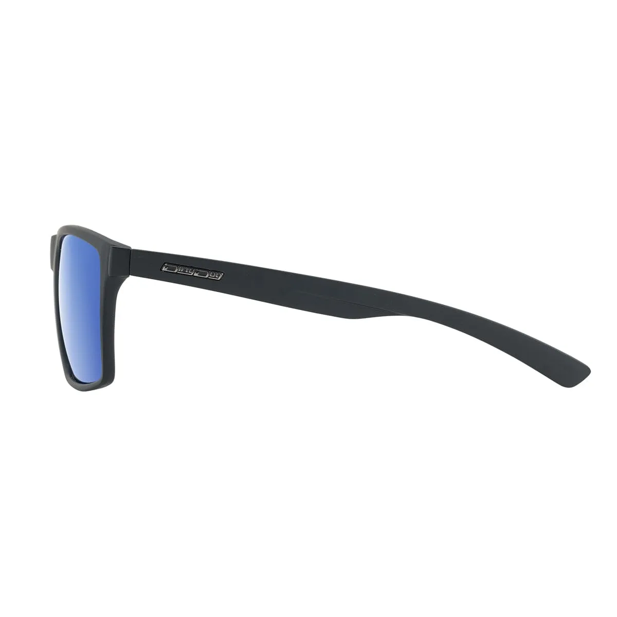 DD Volcano - Satin Black/Blue Mirror Polarised