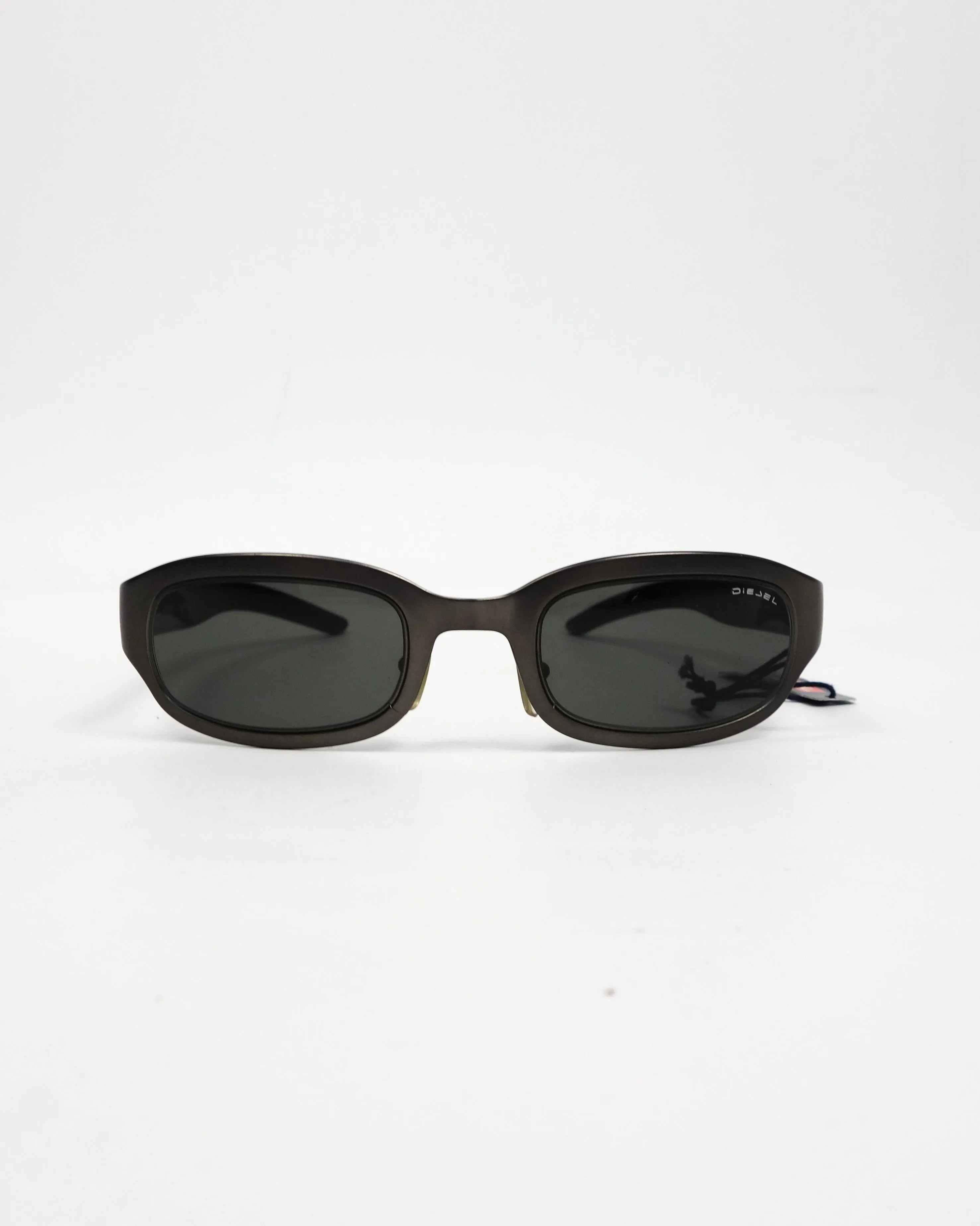 Diesel Clips Black & Grey Sunglasses 2000's