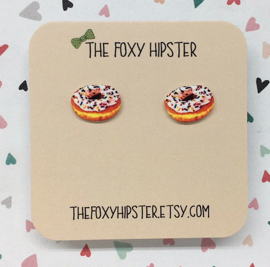 Donut Stud Earrings