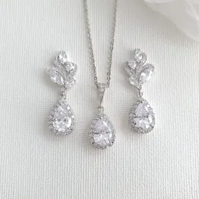 Earrings Sets with Matching Necklace-Wavy