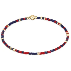 ENewton Gameday Matte Navy/Bright Red Hope Unwritten Bracelet