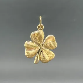 Estate 14K Y Gold 4 Leaf Clover Charm