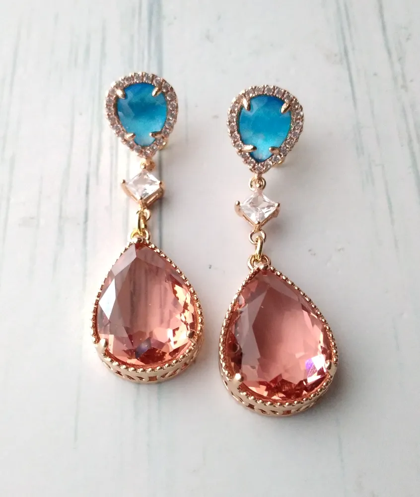 Evangeline Three Tier Earrings