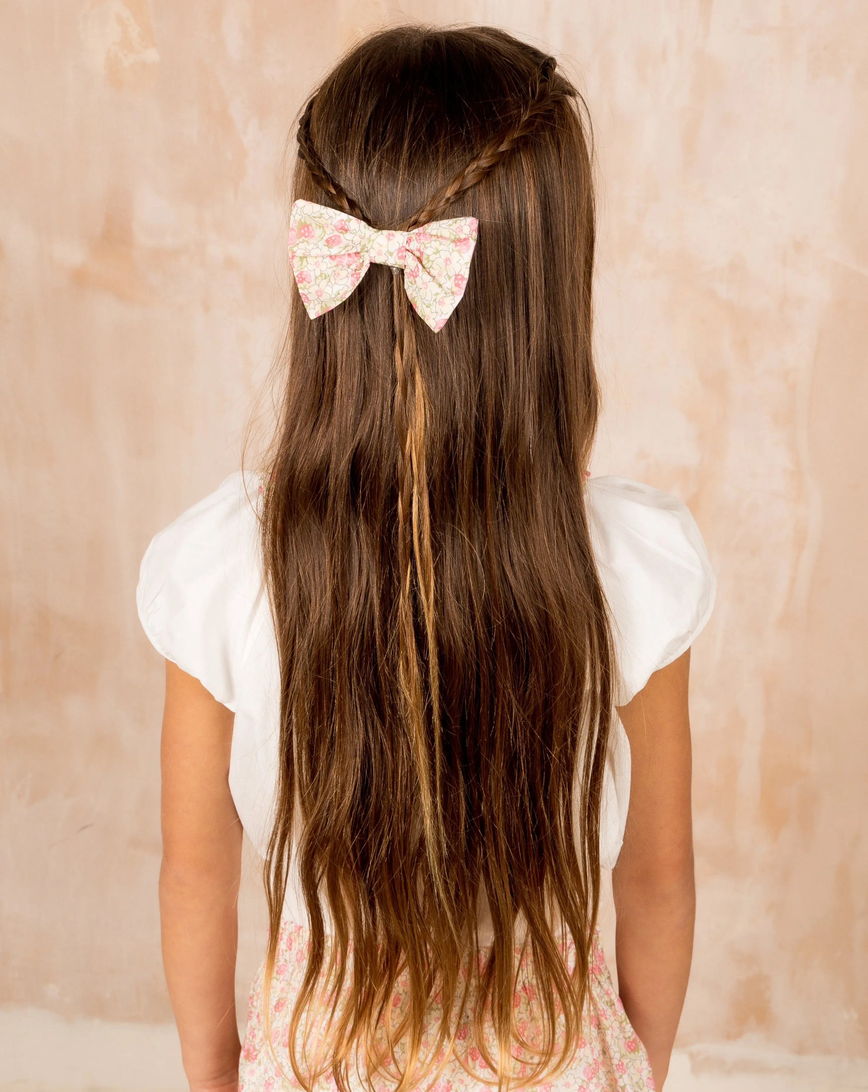 Floral Bow Hairclip - Jaclin