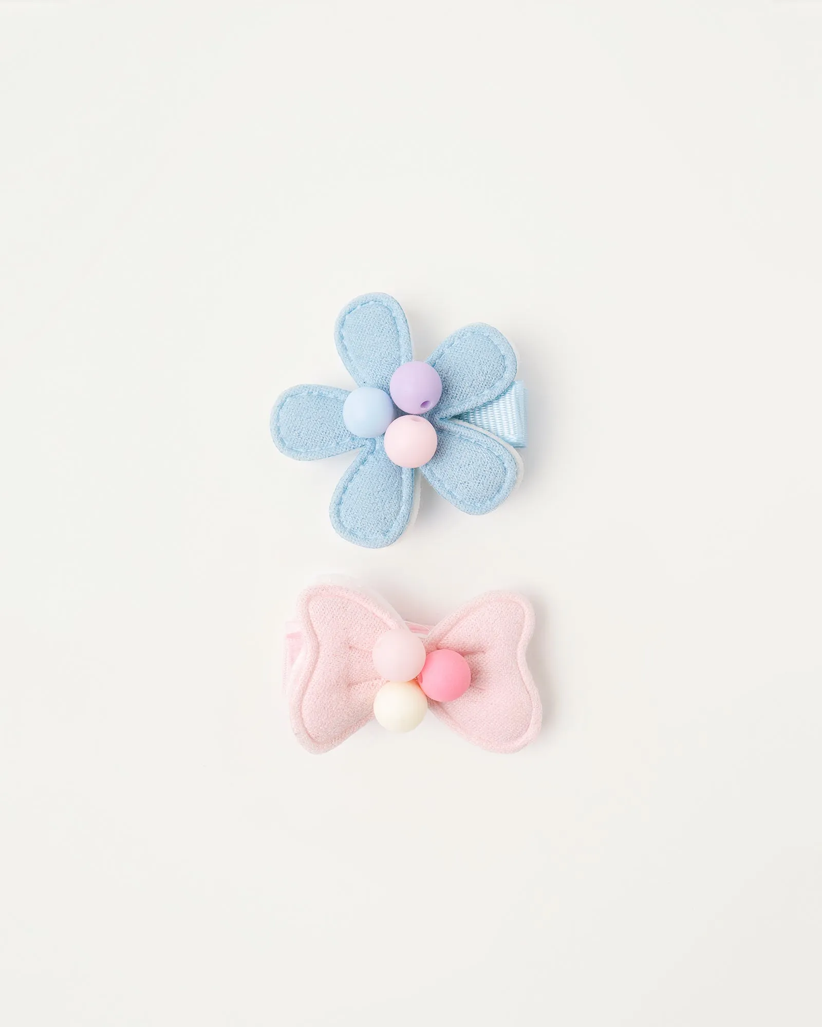 Flower and Bow Clip