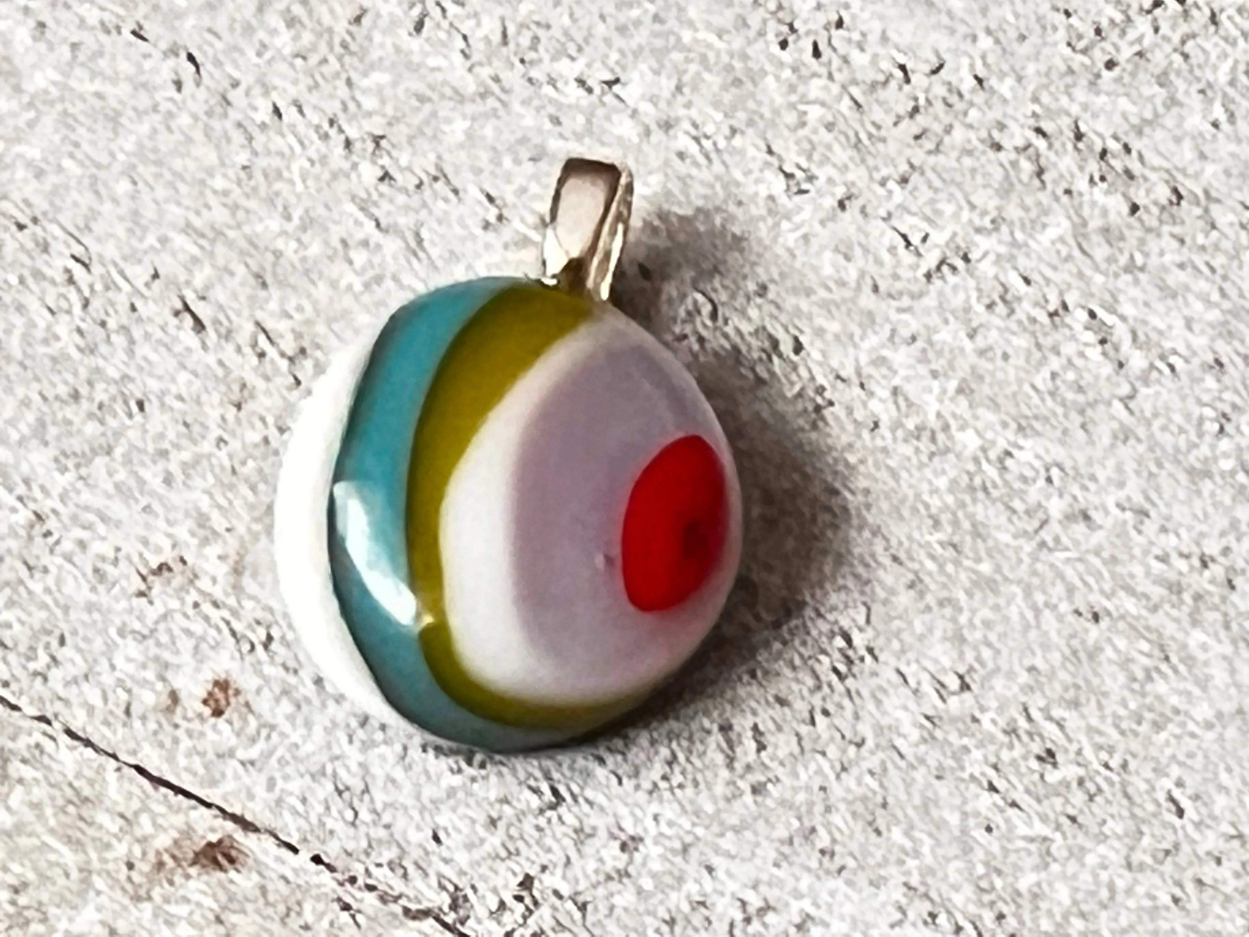 Fused Glass Mini Pendant~MOD